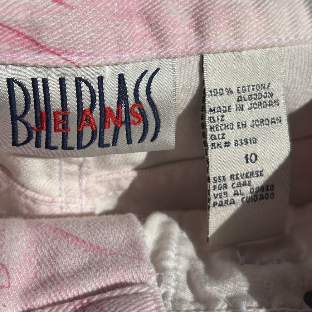 Bill Blass Vintage Pink Butterfly High Waist Shorts RARE size 8 / 30” waist - Picture 9 of 12